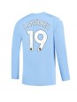Manchester City Julian Alvarez #19 Replika Hemmakläder 2023-24 Långärmad